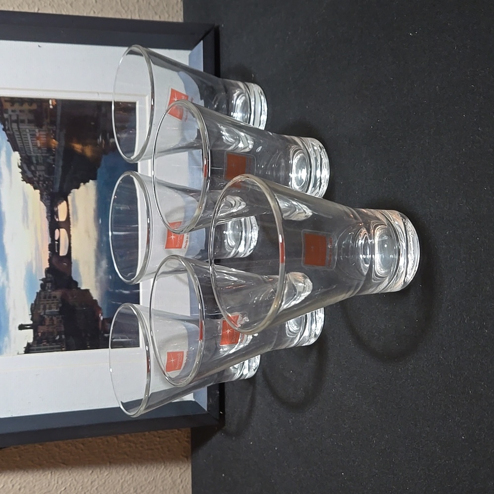 Bormioli Ypsilon 2.25oz Set Of Six Shot Glasses.